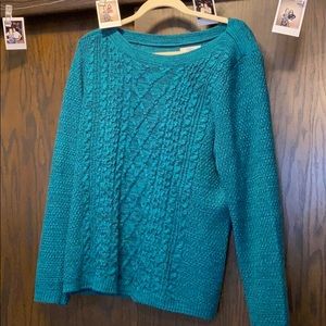 Cable knit sweater